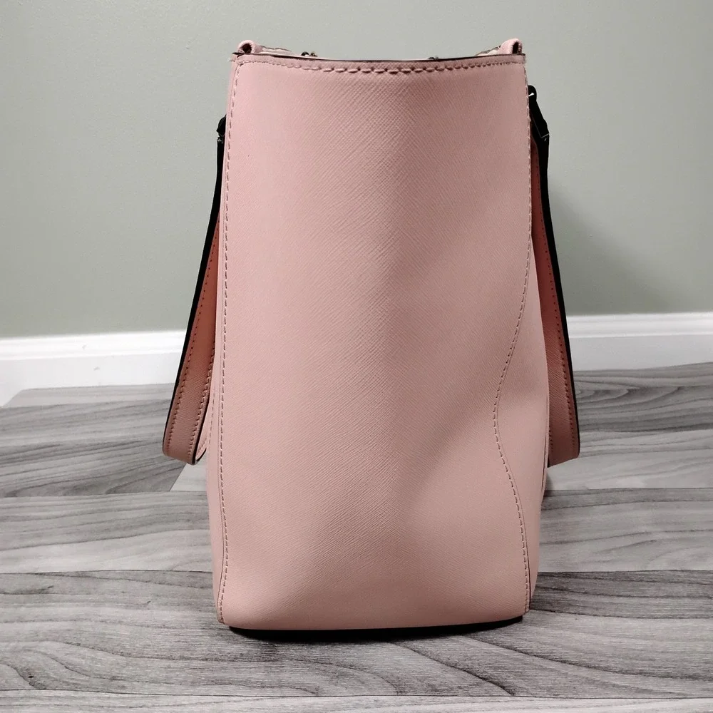 Authentic‎ Kate Spade Newbury Lane Briar Light Pink Saffiano Leather Tote Bag